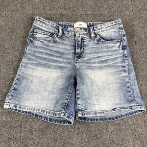 Buckle BKE Payton Shorts Womens 27 Fits 29x7 Distressed Denim‎ Jeans Medium Blue